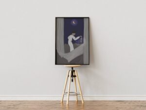 Courage de minuit – Fine Art Illustration of Faith