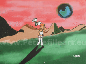 Voile ôté- Tableau mural