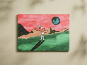 Voile ôté- Tableau mural