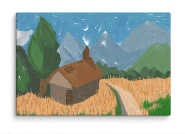 Modern art painting - first stay in the countryside - Image 3