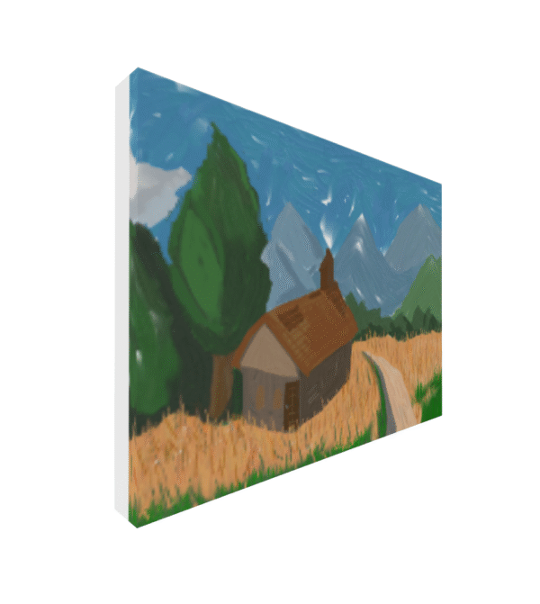 Modern art painting - first stay in the countryside - Image 5