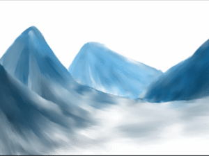 Original modern artwork – First mountain trip