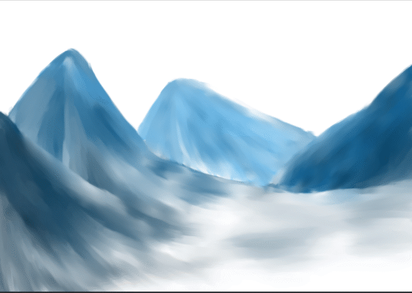 Original modern artwork - First mountain trip