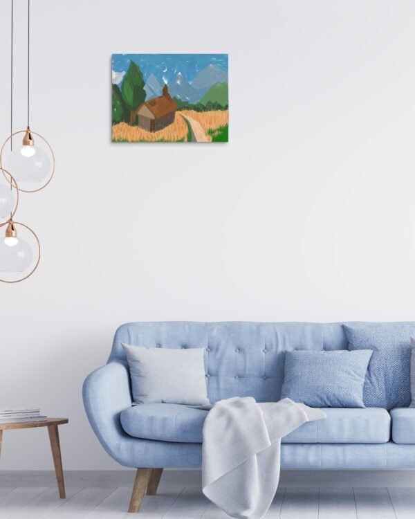 Modern art painting - first stay in the countryside - Image 2